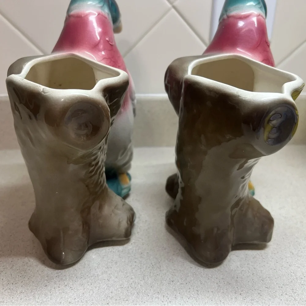 Vintage Royal Copley Mallard Duck Planter - Mid Century Modern - Set of 2